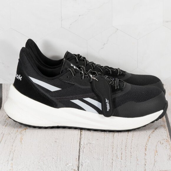 Reebok Floatride Energy Daily Work EH Comp Toe Black/White 11 D - Wide - Picture 2 of 10